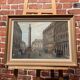 Oil on canvas representing the Place de la Concorde in Paris
