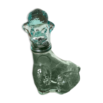 Vintage poodle decanter Vetreria Etrusca