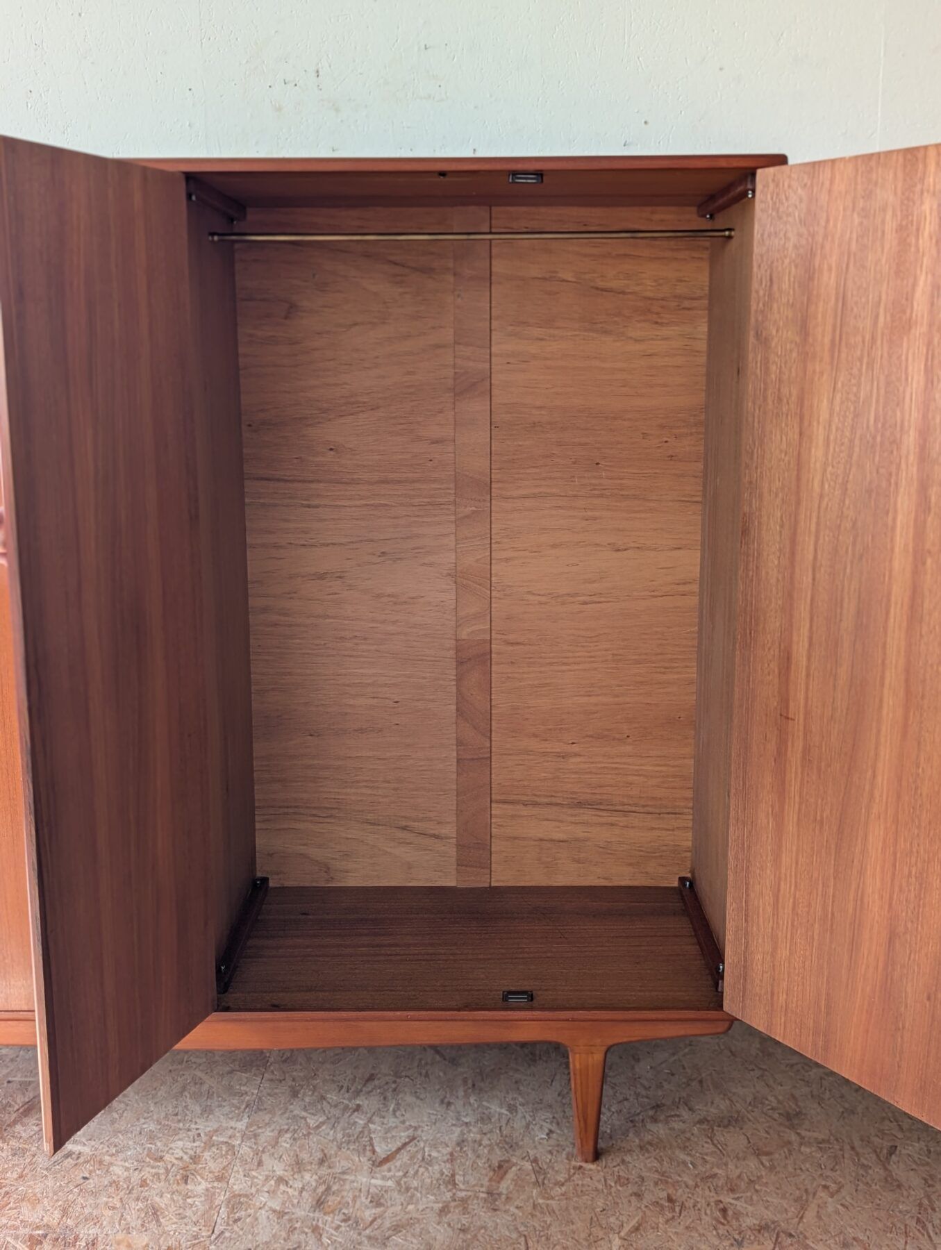 Scandinavian teak wardrobe, 1960s.
