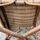 Fauteuil en rotin enfant vintage