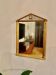 Giltwood carved neoclassical mirror, italy, 1950s.