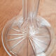 Decanter decanter wine, crystal, vintage French, 60s