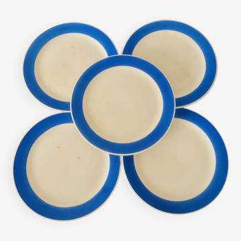 Villeroy Boch Mettlach blue dessert plates