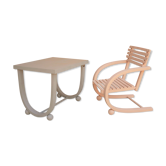 Bureau et chaise enfant vintage pour les éditions S.I.M.B.A.G., marque déposée