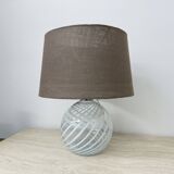 Mid-century design Holmegaard Swirl lamp , 1970s Denmark