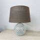 Mid-century design Holmegaard Swirl lamp , 1970s Denmark