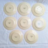 Dessert or starter plates Digoin Sarreguemines