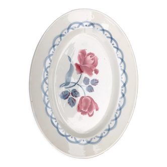 Oval dish sarreguemines digoin cannes