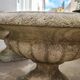 Pair of medicis vases in old reconstituted stone 1950s