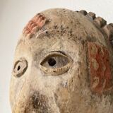 Pair of African Fang and Punu masks from Gabon
