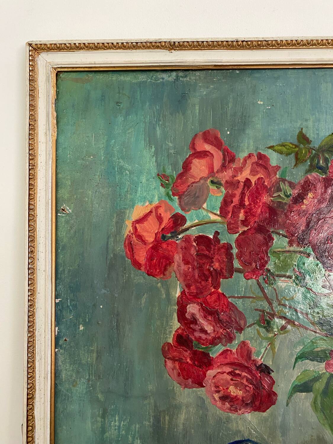 Old oil on wood dating from 1960