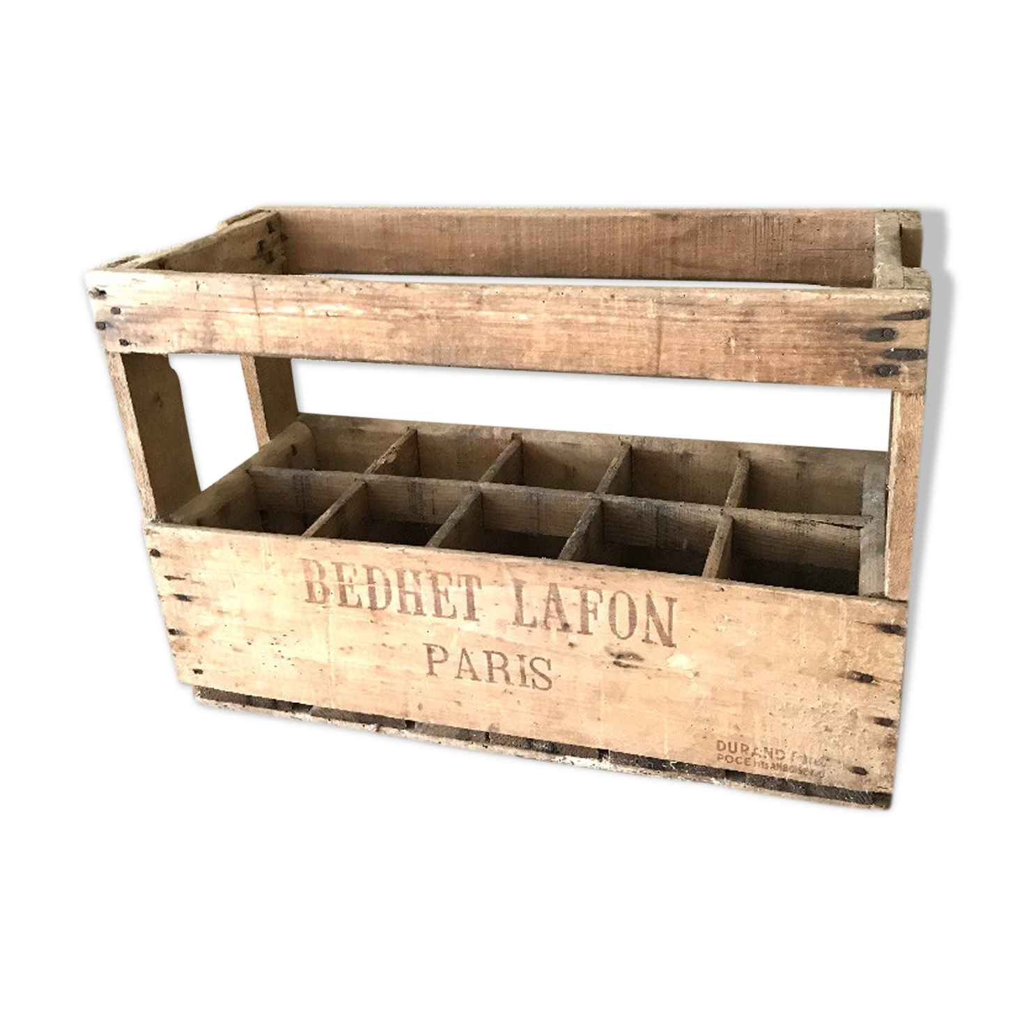 Wooden bottle locker - 1960