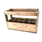 Casier à bouteilles en bois 1960