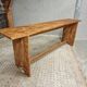 Antique wooden side table bench rural TV cabinet 40 x 200 cm