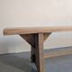 Large solid wood farm benches
