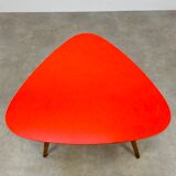 Steiner tripod side table by Baumann red