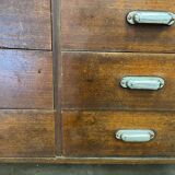 Vintage deep industrial chest of drawers, sideboard, dresser