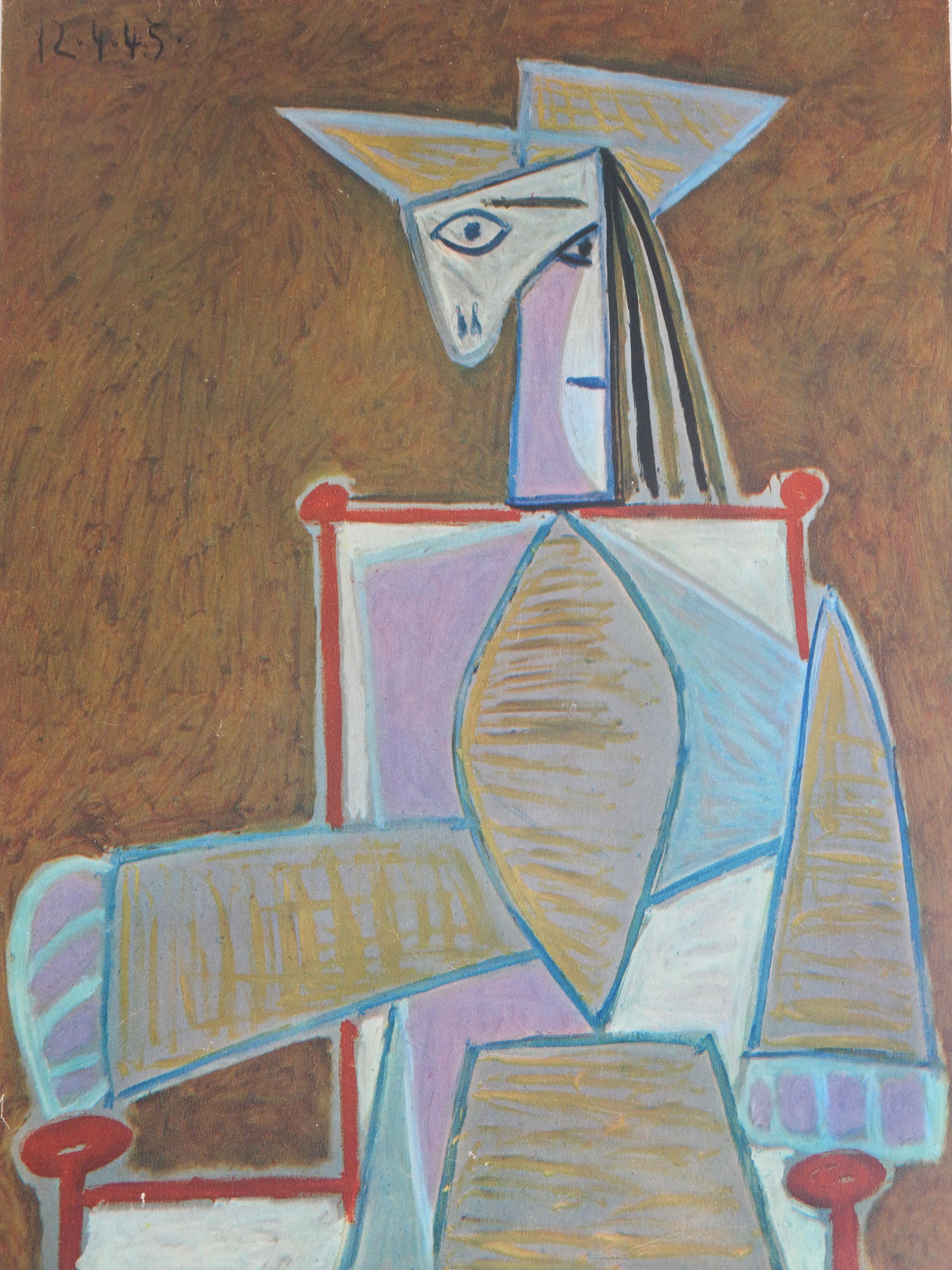 Picasso Figure 1945 reproduction Editions Braun & Cie - Paris