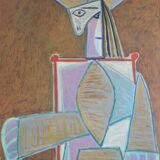 Picasso Figure 1945 reproduction éditions Braun & Cie - Paris