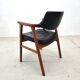 Erik Kierkegaard Teak & Leather Armchair By Hong Møbelfabrik, 1960s