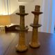 Pair of large tamegroute candle holders