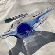 Empty pocket crystal Bayel blue dove