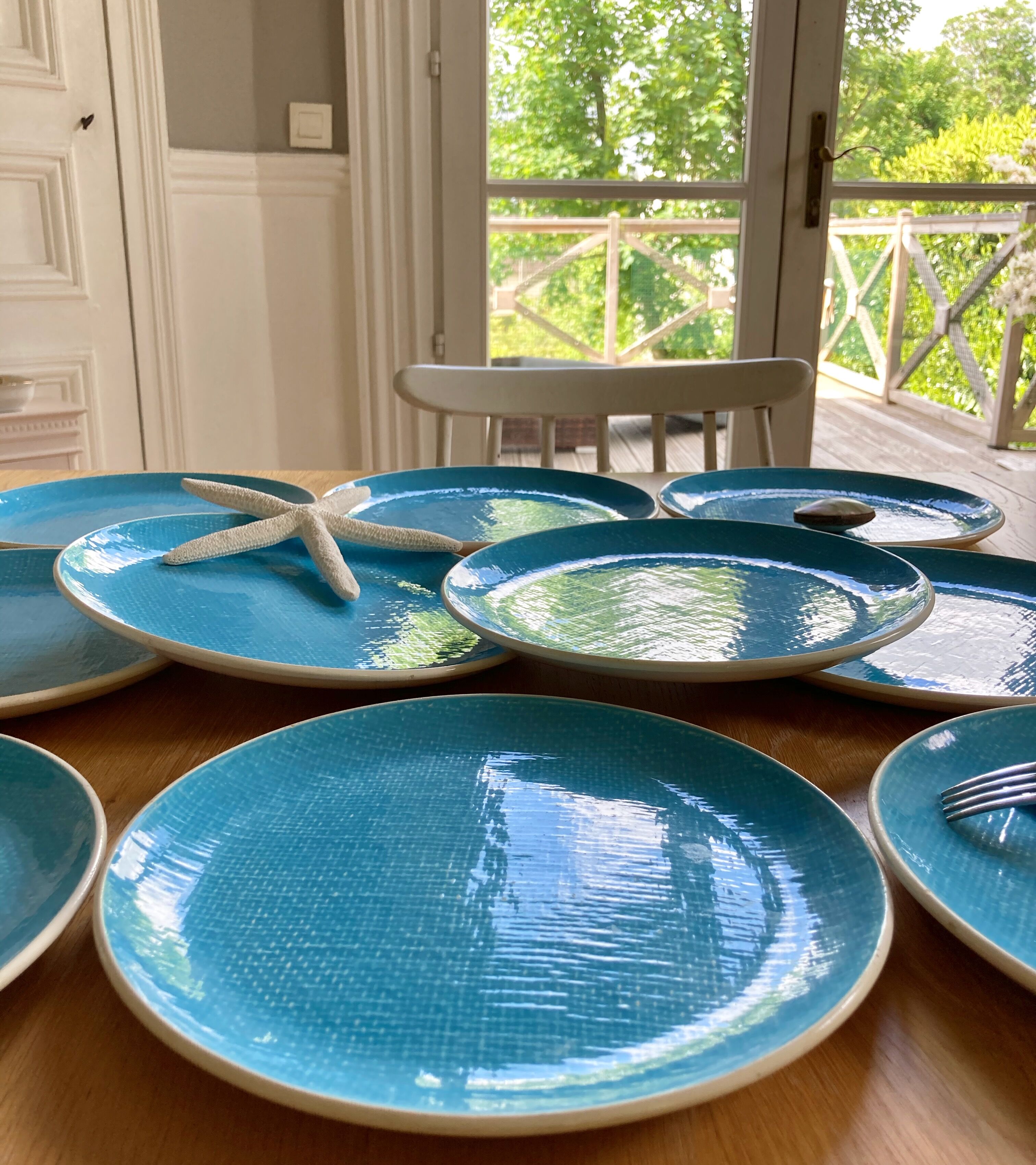 10 Salins Deauville plates