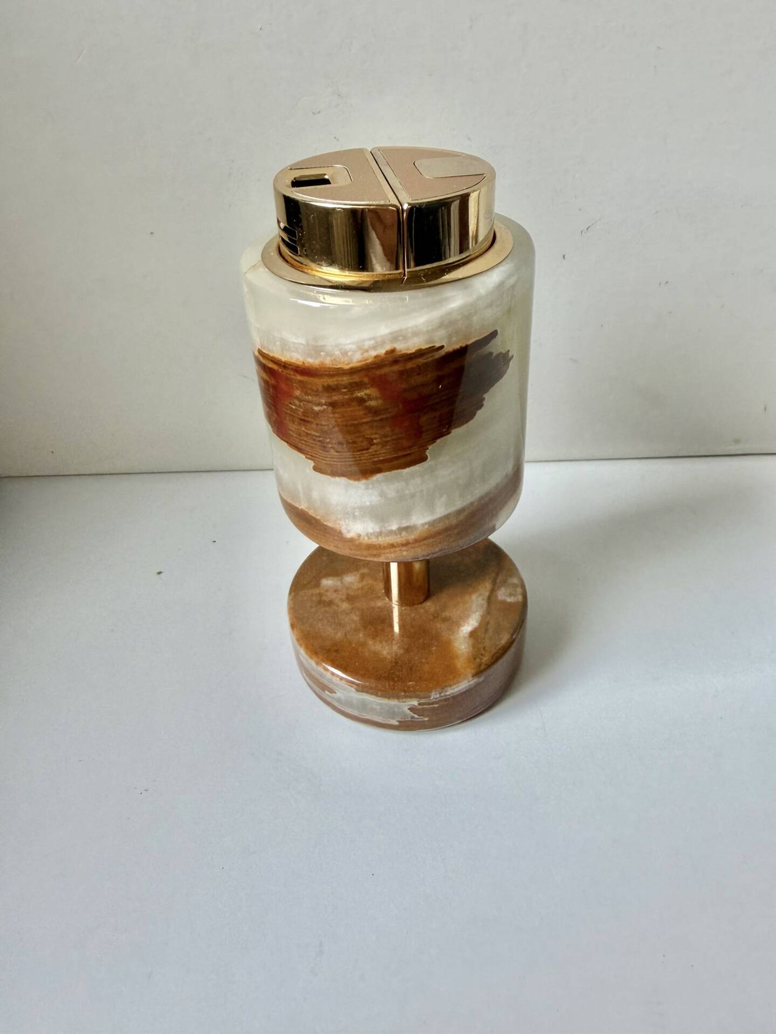 Briquet de table en marbre onyx vintage SAROME Japon