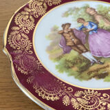 Decorative plate in Limoges porcelain