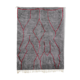 Modern Moroccan carpet grey contemporary art 240x300cm