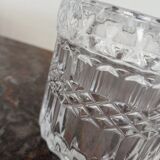 Boite en verre ciselé
