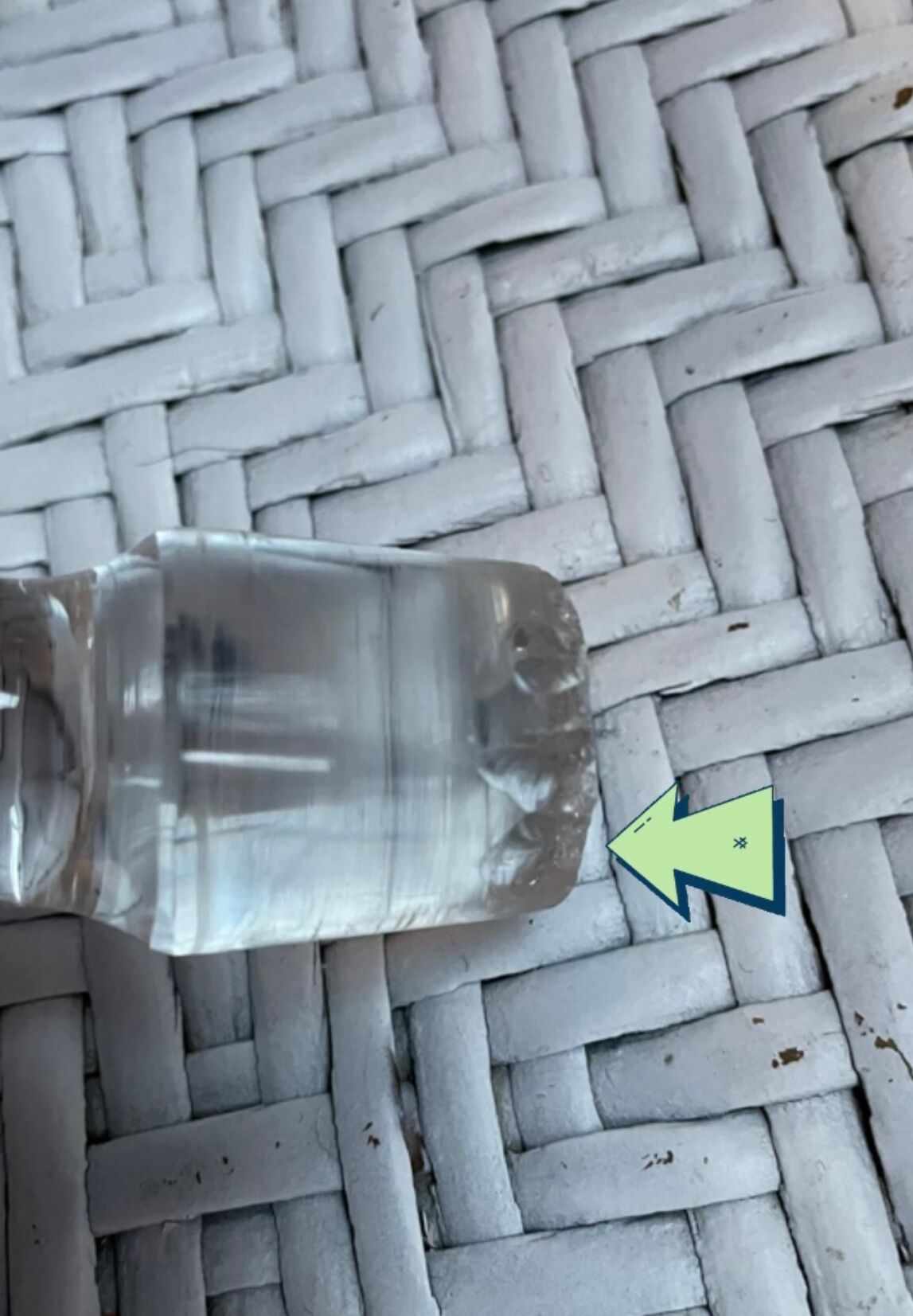 Carafon en cristal taillé H21