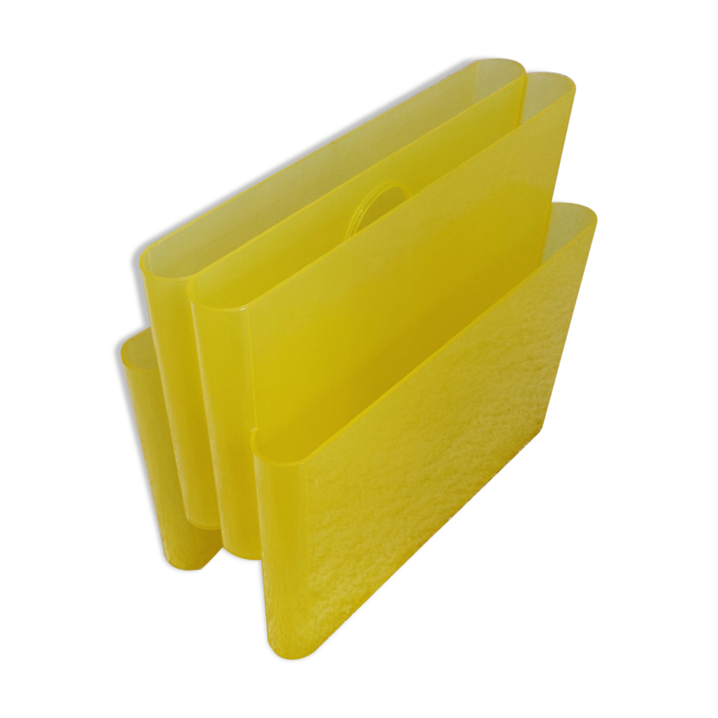 Kartell magazine holder by Giotto Stoppino