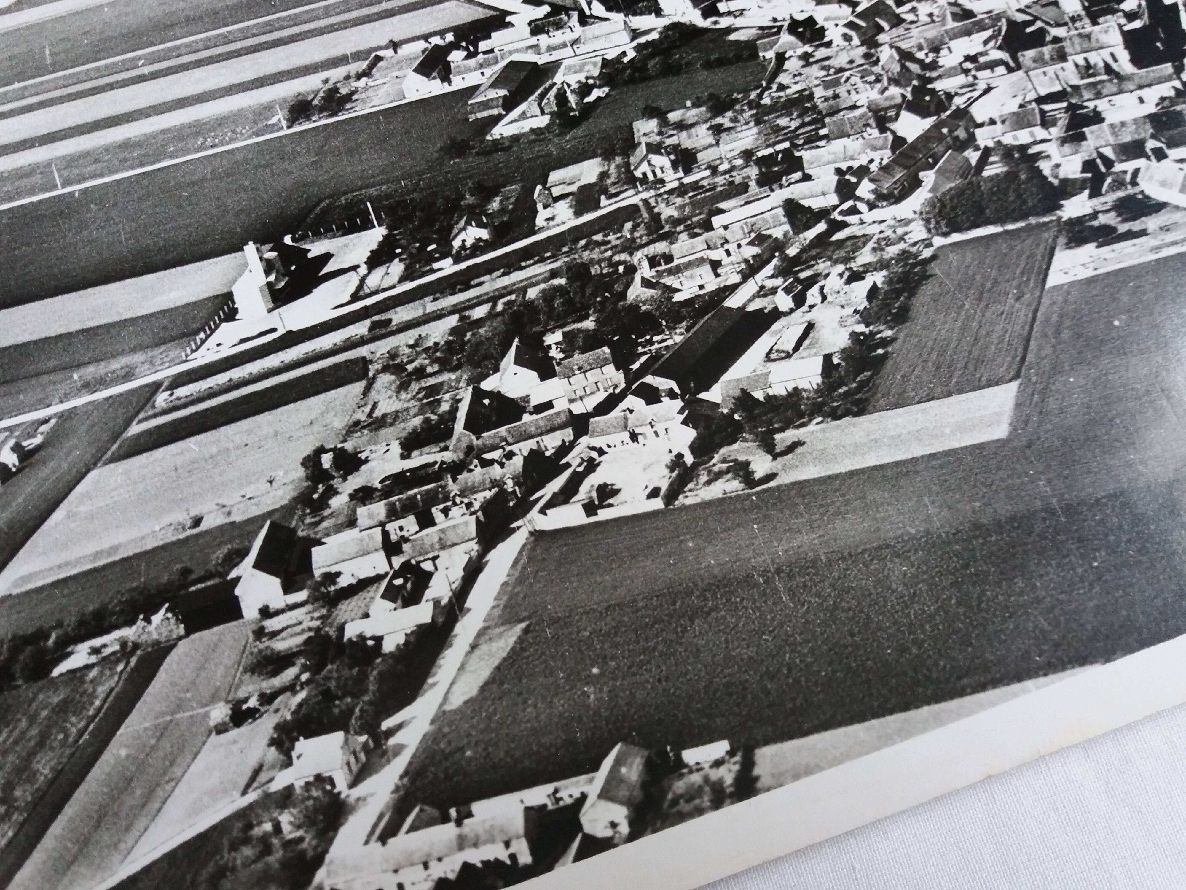 Aerial photography LaPie 1958 The plain of Beauce Greneville in Beauce
