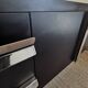 Vintage Bauhaus style metal sideboard from the 1970s