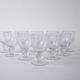 Set of bubble champagne glasses, Italian design, 1970s, production: Italy