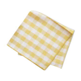 BRITISH POP-UP - Yellow Vichy Towel
