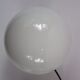 White glass table lamp, Onfale, Artemis by Vistosi, 70s production