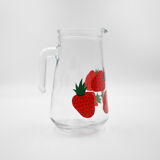 Water pitcher strawberry patterns