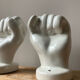 Vintage ceramic hand pair
