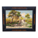 Conti: the walk / Animated landscape of elegant – Oil on canvas signed