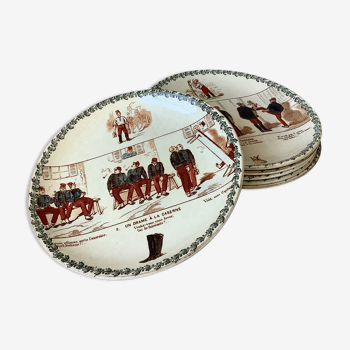 Talking plates Military Iron Land Choisy le Roi