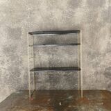 Vintage gold string metal shelf