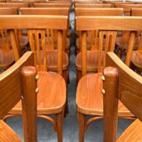 Set of 32 vintage bistro chairs