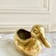 Empty solid brass duck pocket
