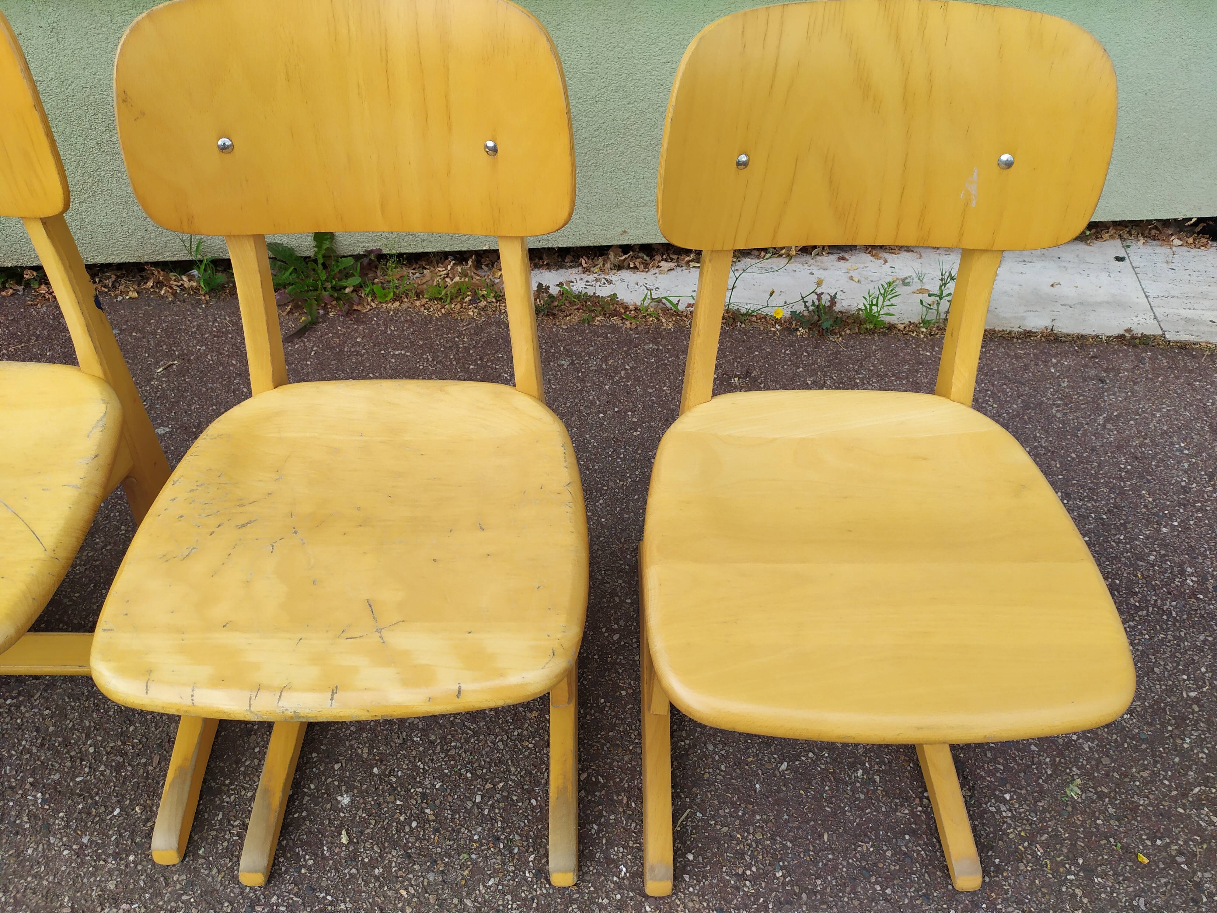 Lot de 4 chaises Casala - vintage