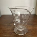 Pichet à eau verre ciselé