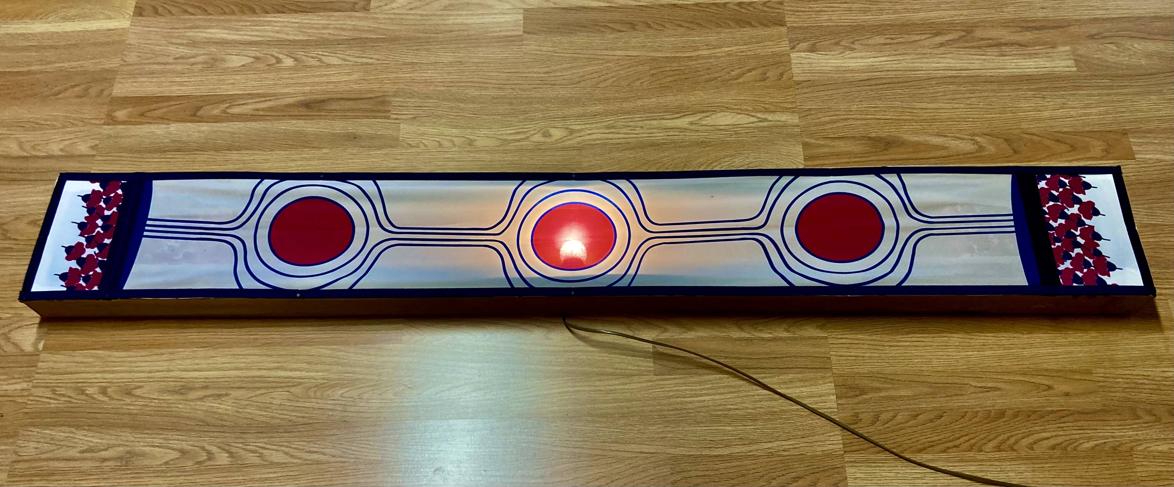 Large wall light "Scandinavian design".