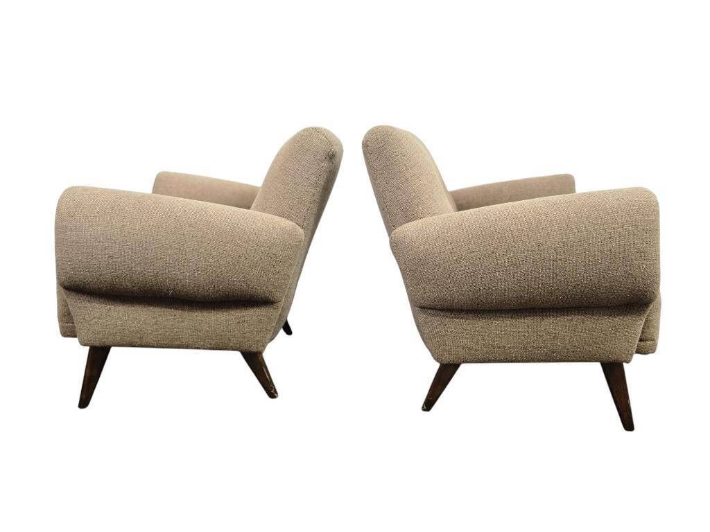 set of 2 vintage armchairs / individual armchairs / small armchairs