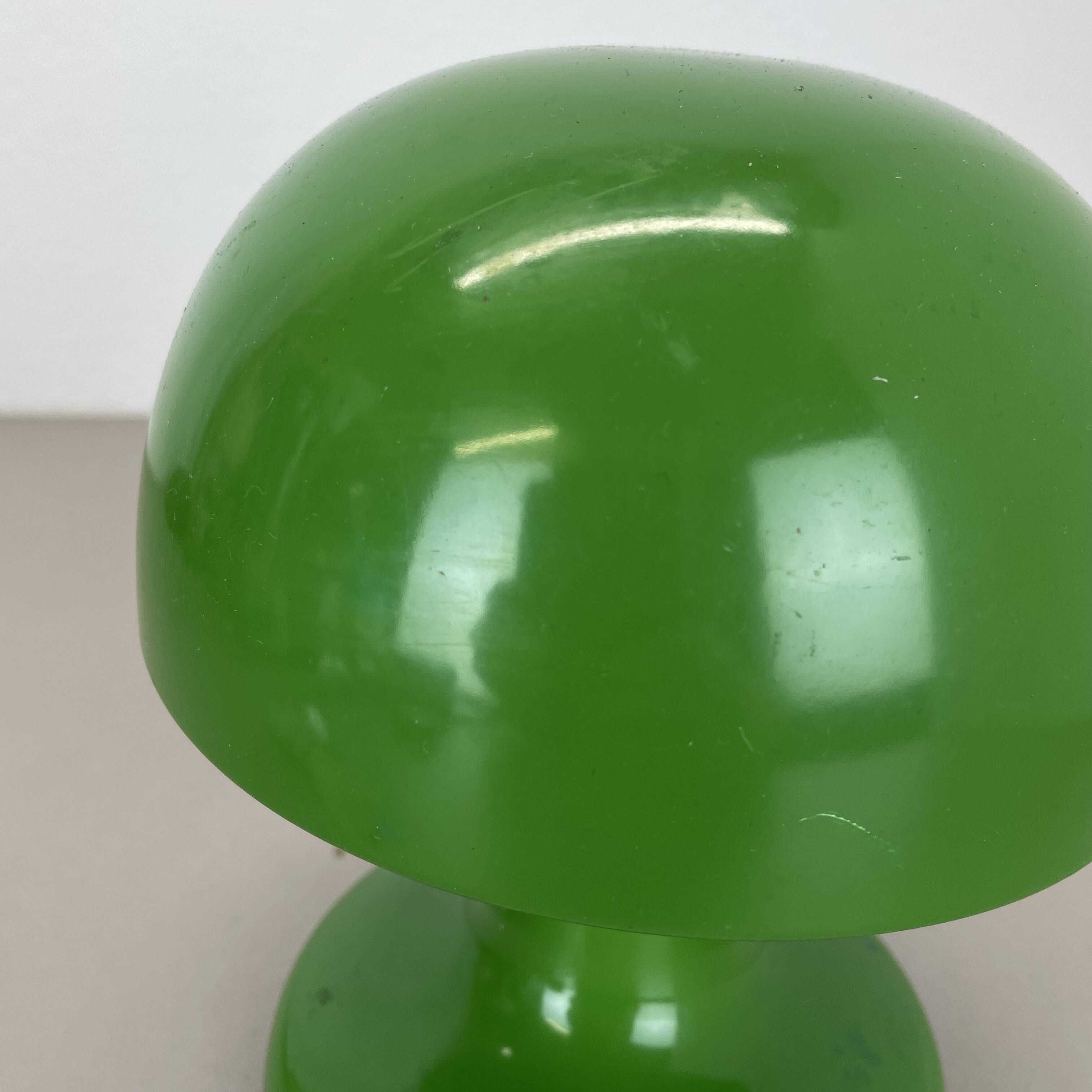 rare green model "Junker" Table Lamp by Afra & Tobia Scarpa for Flos, Italy